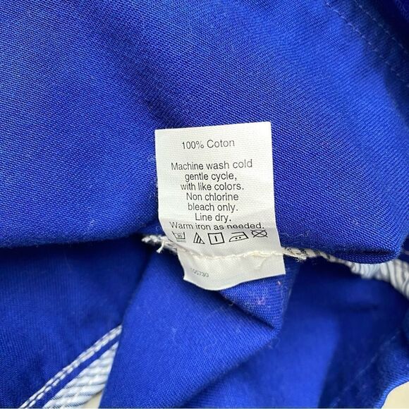 J. Crew Colorblock Sail Jacket white blue XS - Picture 9 of 11